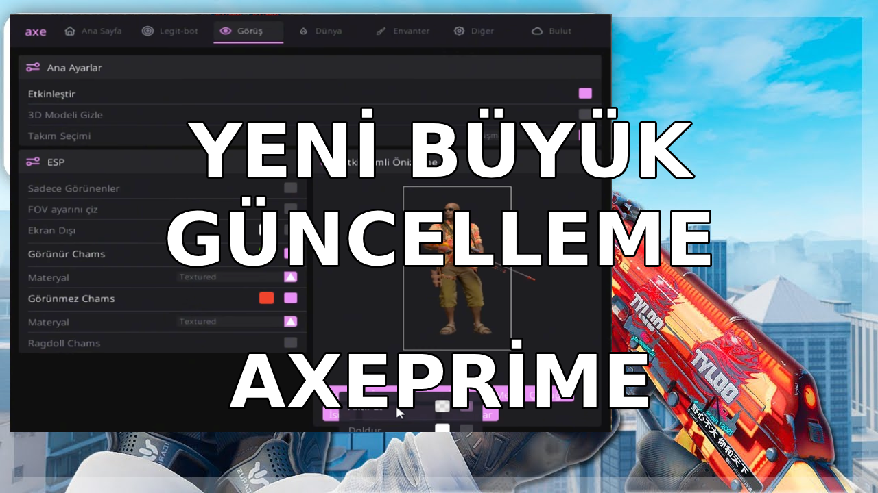 Axeprime Yeni Büyük Güncelleme